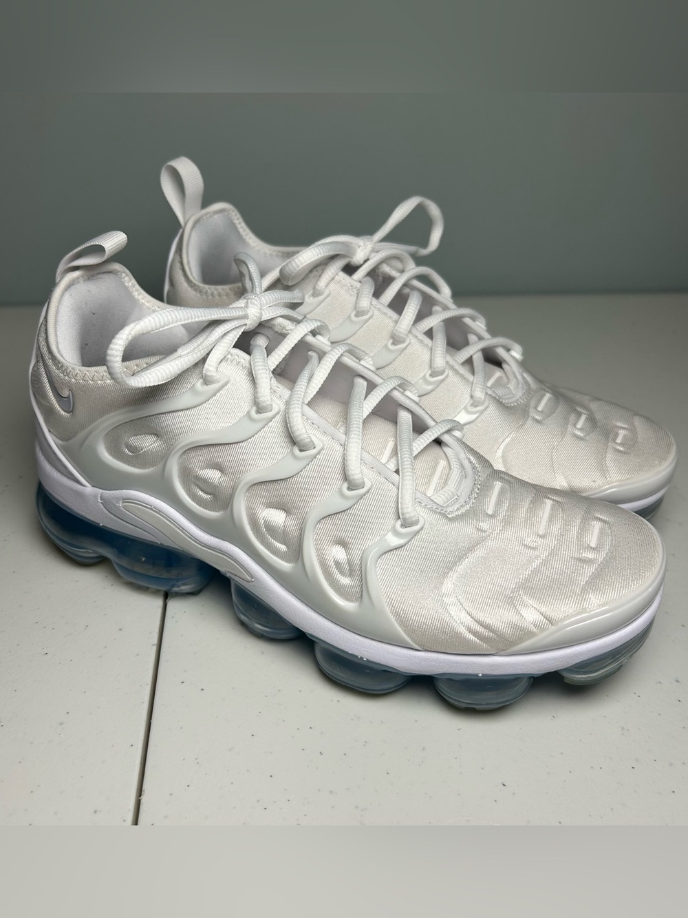 Nike Men’s Vapormax Plus White Pure-Platinum Size 8